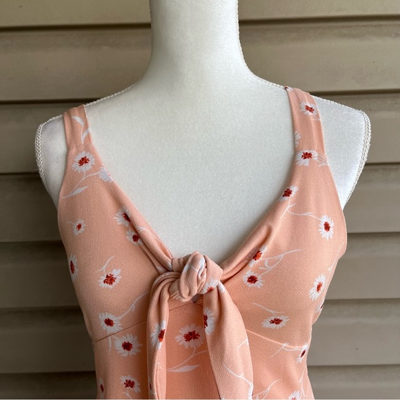 •Altar’d State• Floral Tie Front Sundress - Size Medium - Picture 3 of 8